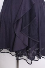 画像5: axes femme / パイピングチュールフリルスカート  紺 S-26-09-15-057-AX-SK-HR-ZS (5)