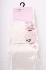 画像3: m petit by misako / AMOVKキティリボンレース 23~25cm アイボリー S-26-09-15-007-LO-ZA-HR-ZS (3)