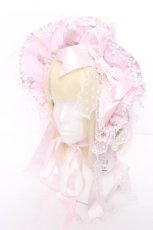 画像1: BABY,THE STARS SHINE BRIGHT / Innocent Opal Bouquet Princess ボンネット  ピンク S-26-09-15-011-BA-OP-HR-ZS (1)