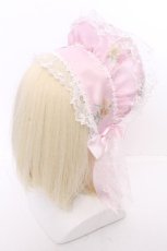 画像2: BABY,THE STARS SHINE BRIGHT / Innocent Opal Bouquet Princess ボンネット  ピンク S-26-09-15-011-BA-OP-HR-ZS (2)