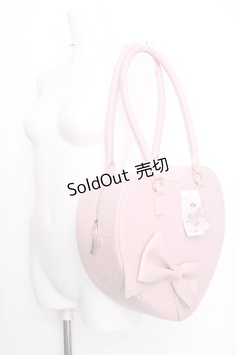 画像1: m petit by misako / AM*TT*ハートバッグ  ピンク S-26-09-15-022-LO-BG-HR-ZS (1)