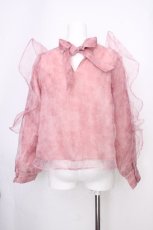 画像2: dazzlin / チュールトップス  ピンク S-26-09-15-028-LO-TO-AS-ZS (2)