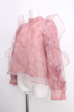 画像3: dazzlin / チュールトップス  ピンク S-26-09-15-028-LO-TO-AS-ZS (3)
