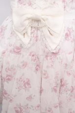 画像5: LIZ LISA / ローズリボンシフォンワンピース 0 白ｘピンク S-26-09-16-032-LO-OP-AS-ZS (5)
