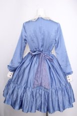 画像2: Angelic Pretty / Silky Ladyワンピース  ブルーｘオフ S-26-09-16-037-AP-OP-HR-ZS (2)