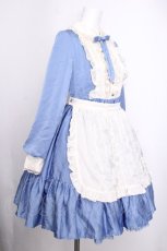 画像3: Angelic Pretty / Silky Ladyワンピース  ブルーｘオフ S-26-09-16-037-AP-OP-HR-ZS (3)