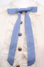 画像4: Angelic Pretty / Silky Ladyワンピース  ブルーｘオフ S-26-09-16-037-AP-OP-HR-ZS (4)