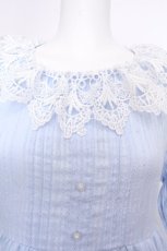 画像4: Cherirulu Chocola / MYレースフリルワンピース S サックス S-26-09-16-038-LO-OP-HR-ZS (4)