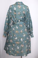 画像2: axes femme POETIQUE / フォレストシャツワンピース  グリーン S-26-09-16-041-AX-OP-HR-ZS (2)