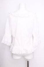 画像2: BABY,THE STARS SHINE BRIGHT / Romantic Dream Roseブラウス  白 S-26-09-16-005-BA-BL-HR-ZS (2)