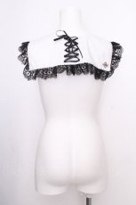 画像2: REFLEM / ゴシックセーラーつけ襟  白 S-26-09-16-001-PU-ZA-AS-ZS (2)