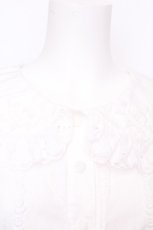 画像4: BABY,THE STARS SHINE BRIGHT / Romantic Dream Roseブラウス  白 S-26-09-16-005-BA-BL-HR-ZS (4)