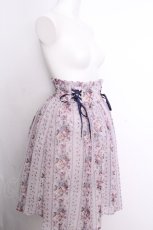 画像3: axes femme POETIQUE / 薔薇ストライプミディスカート  グレー S-26-09-16-052-AX-SK-AS-ZS (3)