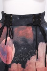 画像4: axes femme / セレナーデプリントスカート  黒 S-26-09-16-056-AX-SK-HR-ZS (4)