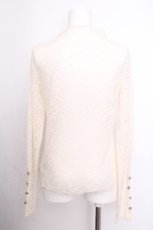 画像2: axes femme / プチローズレーストップス  クリーム S-26-09-16-010-AX-TO-HR-ZS (2)