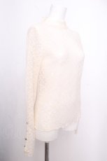 画像3: axes femme / プチローズレーストップス  クリーム S-26-09-16-010-AX-TO-HR-ZS (3)