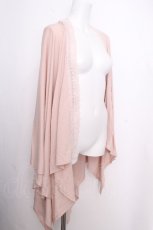 画像3: axes femme / バラ釦付UVイレヘムポンチョ  ピンク S-26-09-16-016-AX-ZA-HR-ZS (3)