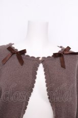画像4: m petit by misako / AM*リボンニットボレロ M ブラウン S-26-09-16-020-LO-TO-HR-ZS (4)
