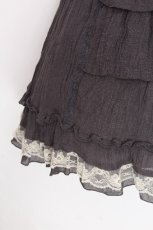 画像3: axes femme / ティアードフリルスカート  グレー S-26-09-17-042-AX-SK-AS-ZS (3)