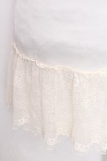 画像3: axes femme / 繊細レースミディ丈ペチスカート  オフ S-26-09-17-044-AX-SK-AS-ZS (3)
