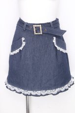 画像1: Rojita / パールバックルスカート  ブルー S-26-09-17-047-LO-SK-AS-ZS (1)