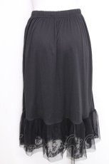 画像2: axes femme / チュールレースペチスカート  黒 S-26-09-17-052-AX-SK-AS-ZS (2)