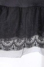 画像3: axes femme / チュールレースペチスカート  黒 S-26-09-17-052-AX-SK-AS-ZS (3)