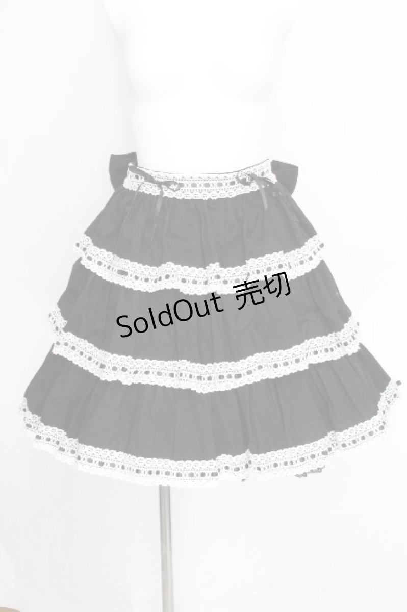 画像1: LOLITA / スカート  黒ｘ白 S-26-09-17-056-LO-SK-AS-ZS (1)