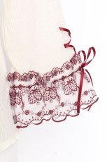 画像3: axes femme / 苺チュールレース七分袖プルオーバー  キナリ S-26-09-17-005-AX-TO-HR-ZS (3)