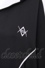 画像4: REFLEM / BIG切替セーラーカラージャージ  黒ｘ白 S-26-09-18-037-PU-JA-HR-ZS (4)