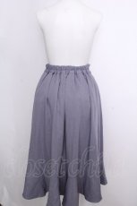 画像2: axes femme POETIQUE / ラッフルフリルラップ風スカート  サックス S-26-09-18-047-AX-SK-AS-ZS (2)