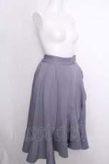 画像3: axes femme POETIQUE / ラッフルフリルラップ風スカート  サックス S-26-09-18-047-AX-SK-AS-ZS (3)