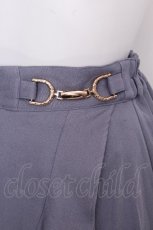 画像4: axes femme POETIQUE / ラッフルフリルラップ風スカート  サックス S-26-09-18-047-AX-SK-AS-ZS (4)