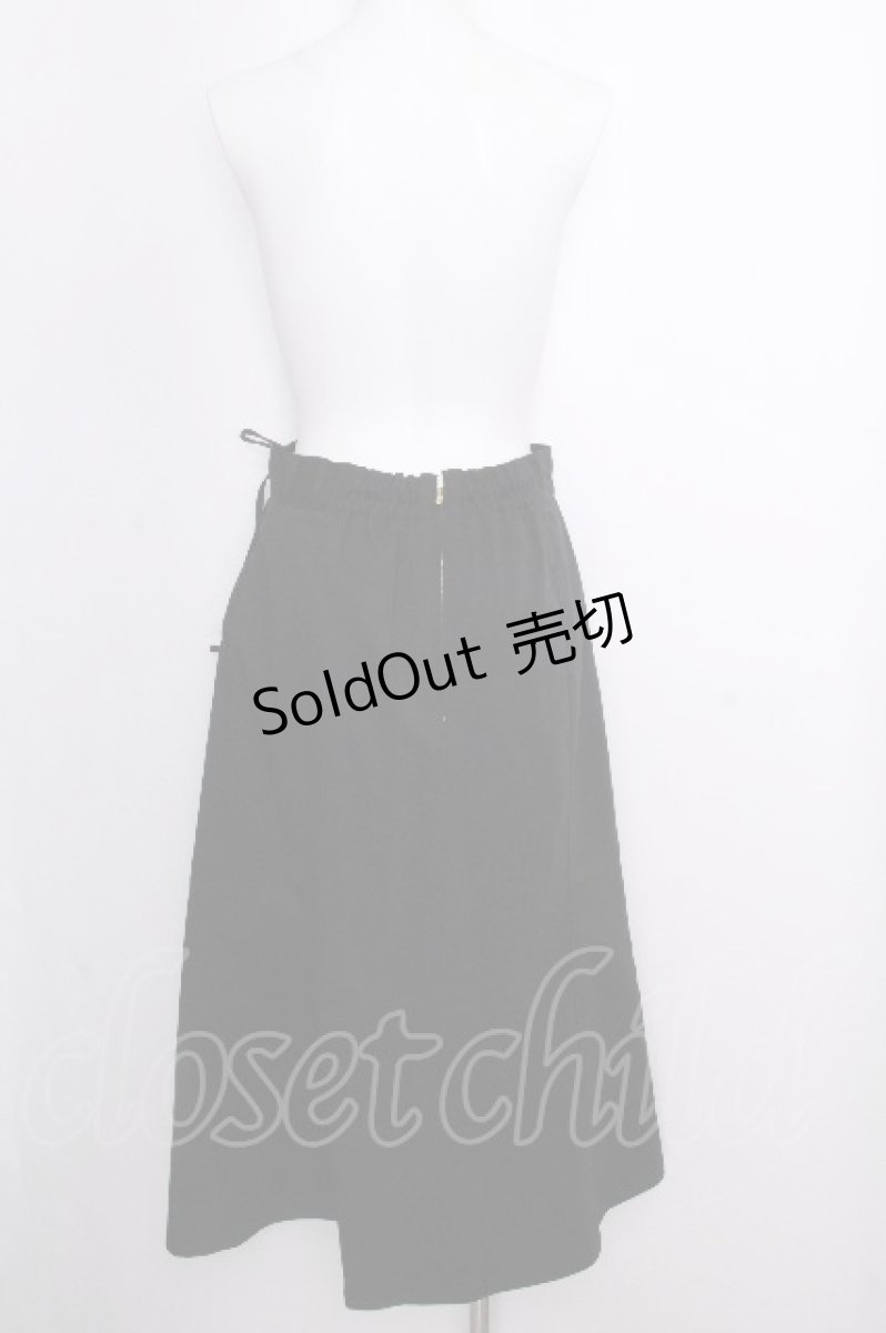 画像2: axes femme POETIQUE / スリットデザインタイトスカート  黒 S-26-09-18-051-AX-SK-AS-ZS (2)