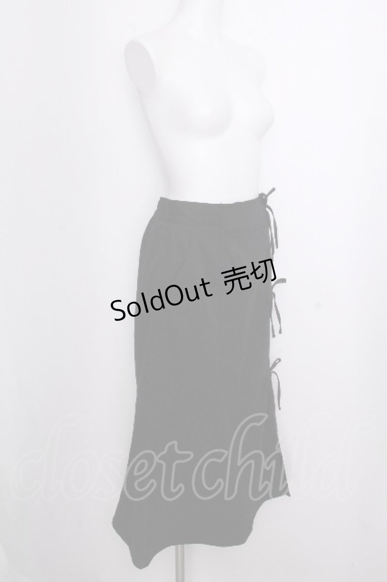 画像3: axes femme POETIQUE / スリットデザインタイトスカート  黒 S-26-09-18-051-AX-SK-AS-ZS (3)