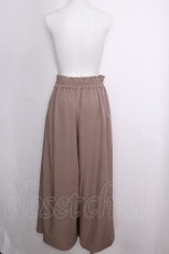 画像2: axes femme / ボタン×チェーンワイドパンツ  ベージュ S-26-09-18-056-AX-PA-HR-ZS (2)