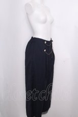 画像3: axes femme / チェーン付きダブルボタンパンツ  紺 S-26-09-18-057-AX-PA-AS-ZS (3)