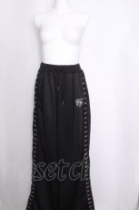 画像1: MA*RS / ハートロゴ刺繍レースホックラインパンツ  黒 S-26-09-18-059-GO-PA-AS-ZS (1)