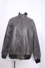 画像1: NieR Clothing / PUレザージャケット  グレー S-26-09-21-035-PU-JA-AS-ZS (1)