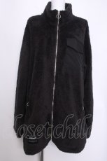 画像1: NieR Clothing / フリースジャケット  黒 S-26-09-21-041-PU-TO-AS-ZS (1)