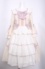 画像1: axes femme kawaii / メアリー姫袖ドレス  キナリ S-26-09-21-057-AX-OP-HR-ZS (1)