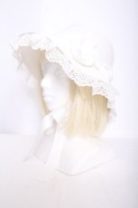 画像3: Alice Mashiro / レースブレードハット  白 S-26-09-21-012-LO-AC-AS-ZS (3)