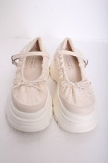 画像1: m petit by misako / TT*AMレースBバレエ LL キナリ S-26-09-21-015-LO-SH-HR-ZS (1)