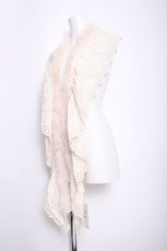 画像3: axes femme / 襟ファー大判ストール  オフ S-26-09-21-018-AX-TO-AS-ZS (3)