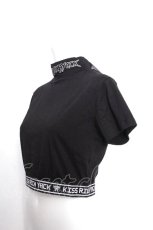 画像2: KRY CLOTHING / ショートトップス  黒ｘ白 S-26-09-21-019-PU-TO-AS-ZS (2)