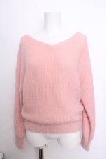 画像1: Snidel / ニットプルオーバー  ピンク S-26-09-21-021-LO-TO-HR-ZS (1)