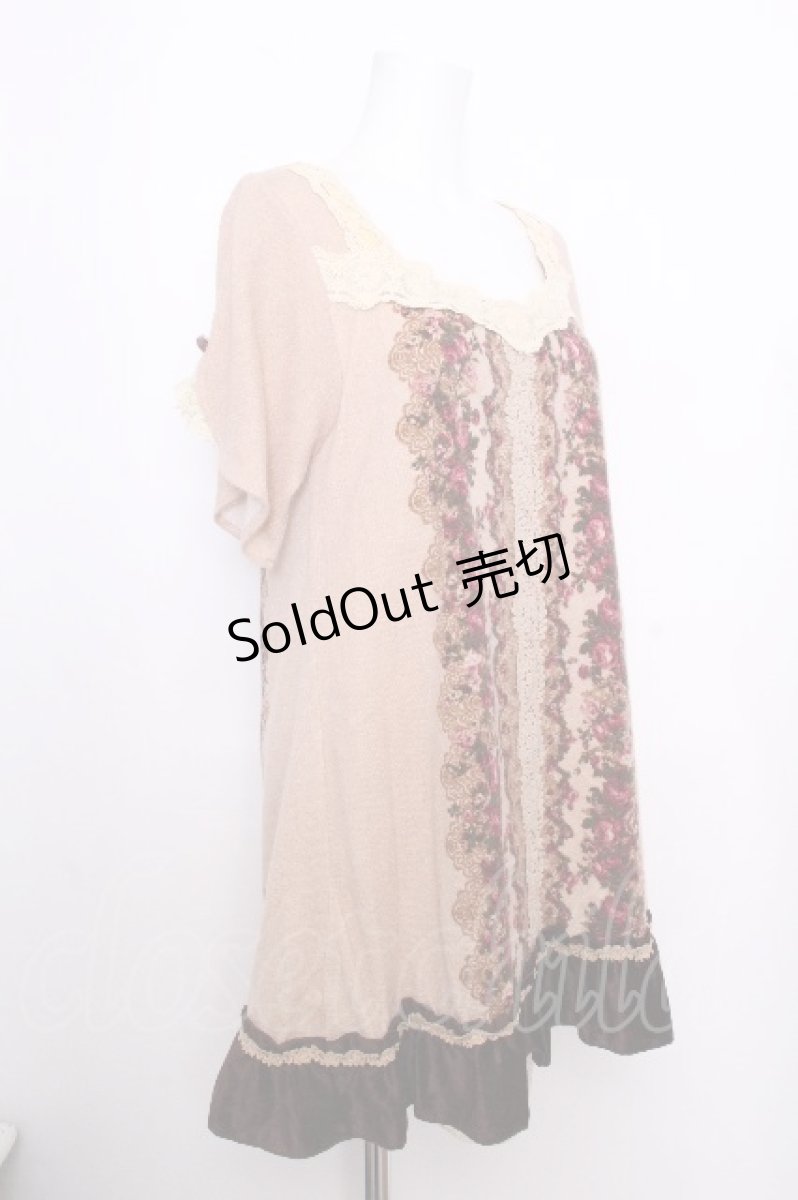 画像2: axes femme / ドットパネル柄チュニック  オフ S-26-09-21-025-AX-TO-AS-ZS (2)