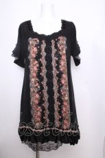 画像1: axes femme / ドットパネル柄チュニック  黒 S-26-09-21-028-AX-TO-AS-ZS (1)