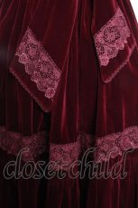 画像4: axes femme kawaii / ベルベットドールジャンスカ  ワイン S-26-09-22-018-AX-OP-HR-ZS (4)