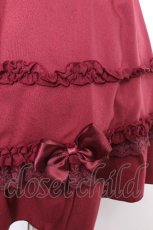 画像4: axes femme POETIQUE / フロントダブルリボンワンピース  ワイン S-26-09-22-020-AX-OP-HR-ZS (4)